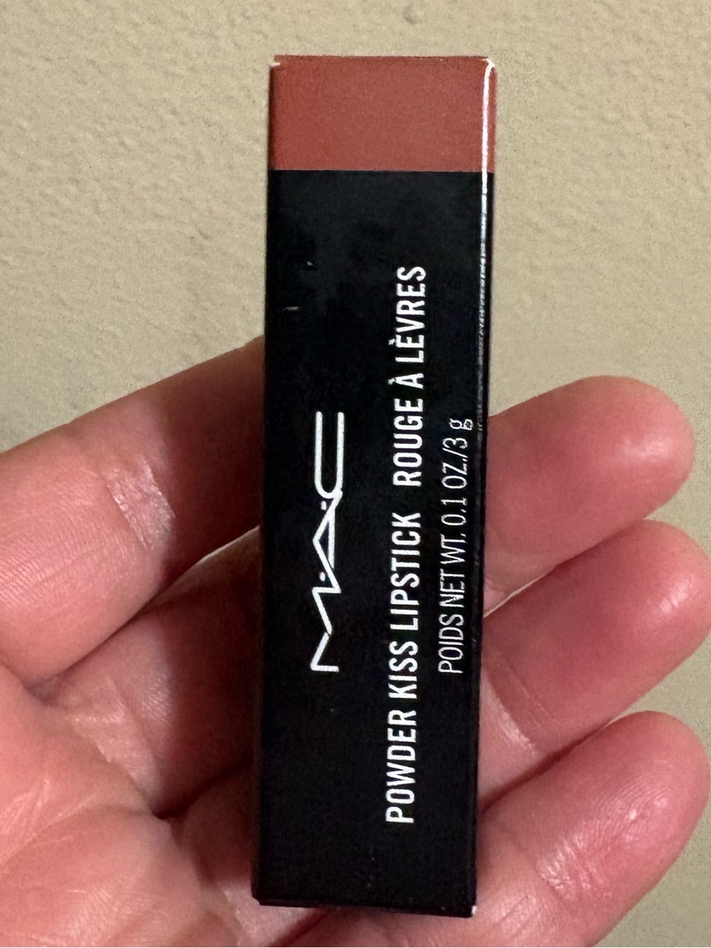 MAC Cosmetics Powder Kiss Lipstick — Dusty Rose Shade 314 MULL IT OVER Brand New